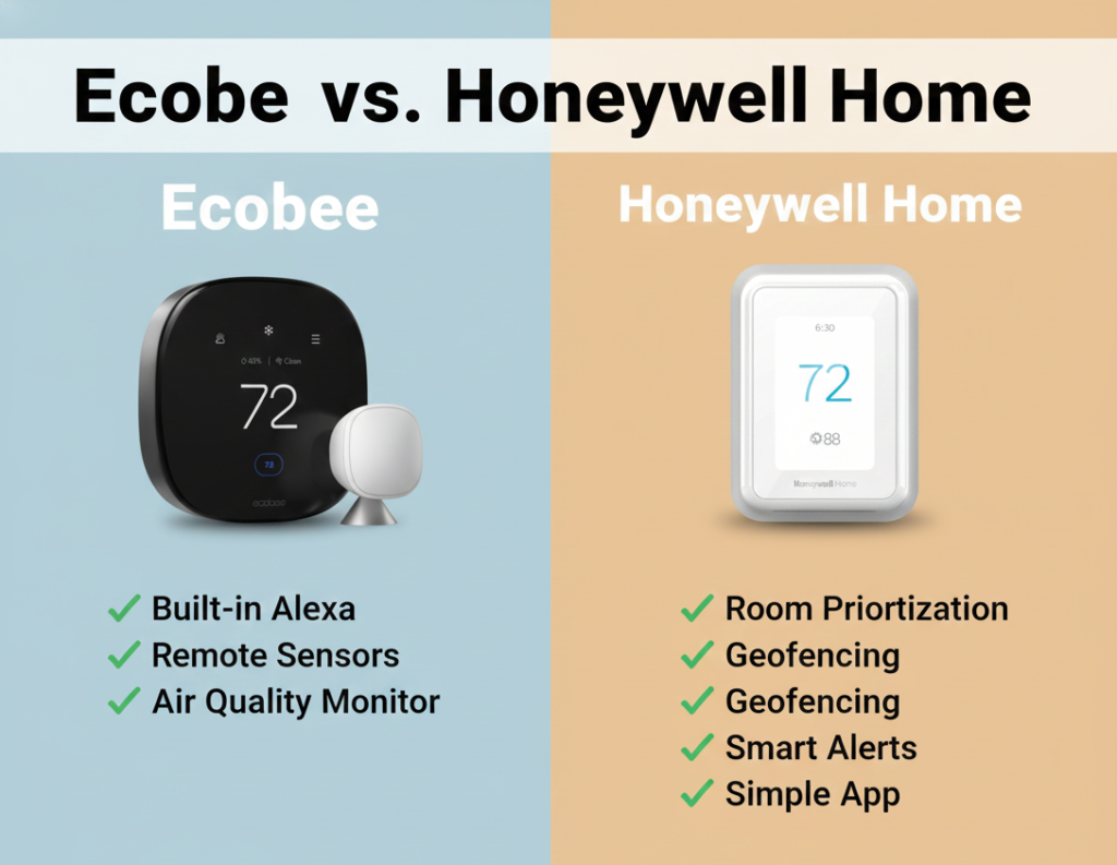 Ecobee vs. Honeywell Home
