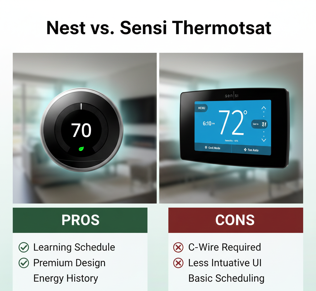 nest vs sensi thermostat