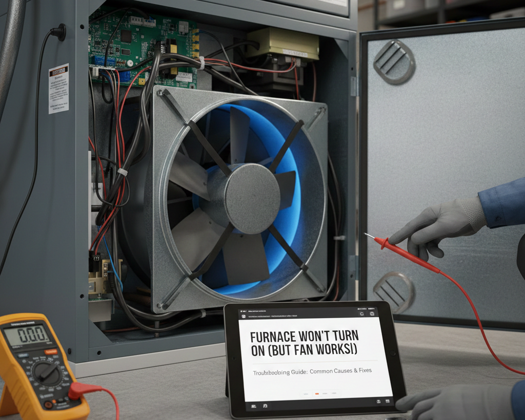 furnace won't turn on but fan works